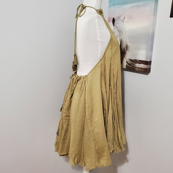 Free People Boho Halter Mini Dress - Picture 8 of 9